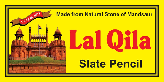 Lal Qila Slate Pencil (Cartoon Containing 25 Box)